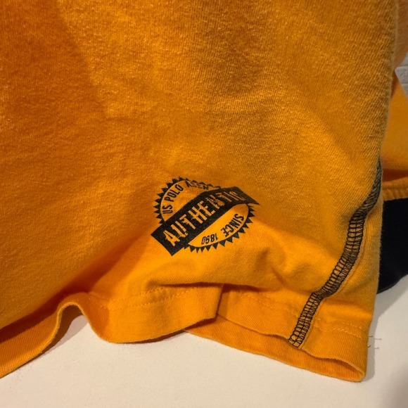 U.S. Polo Assn. Long Sleeve Shirt 1890 Department Athletics Gold Cotton 2XL - Picture 2 of 5